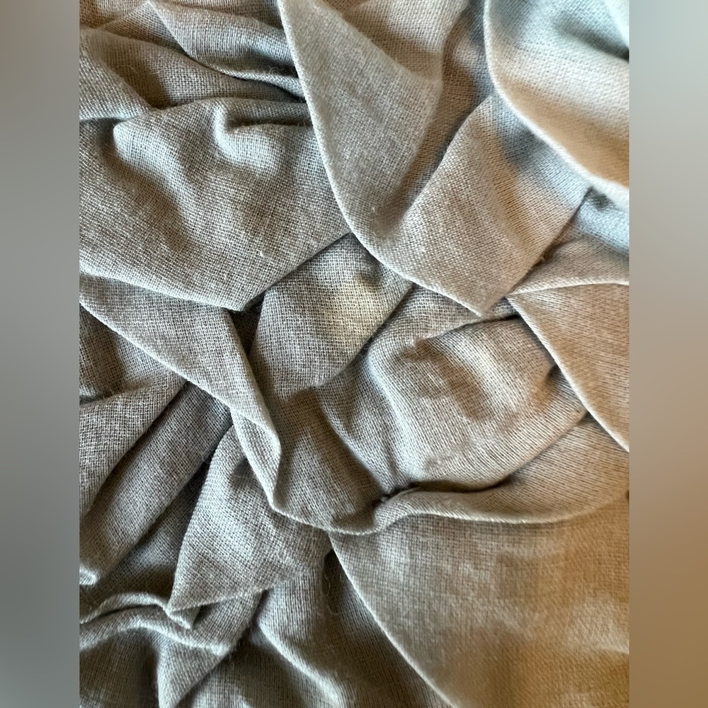 NEW Anthropologie Georgina Euro Sham in Mint - Picture 3 of 4